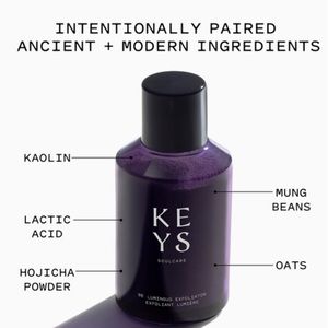 KEYS SOULCARE BE LUMINOUS EXFOLIATOR     NEW IN BOX